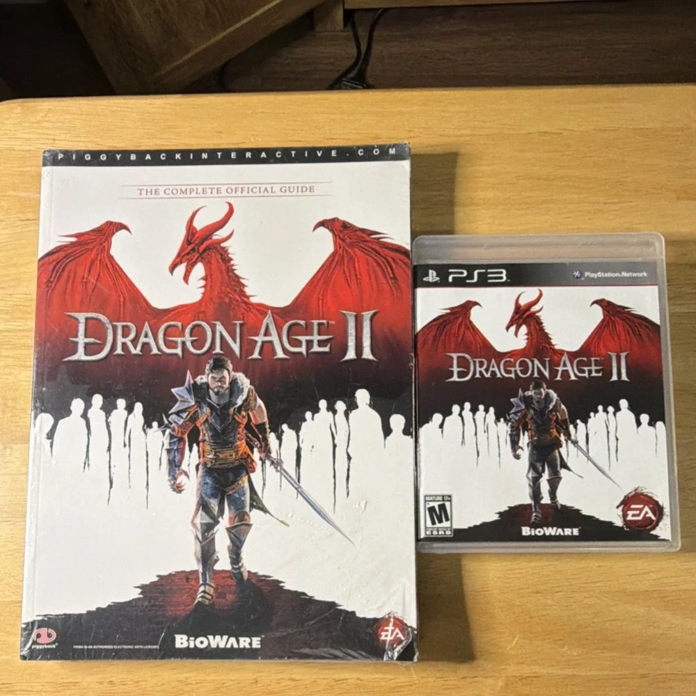 Dragon‎ Age II PS3 -CIB T&W Game W/ New Sealed Strategy Guide PlayStation